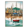 DIY Counted cross stitch kit Sunrise at yacht harbour