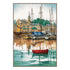 DIY Counted cross stitch kit Sunrise at yacht harbour