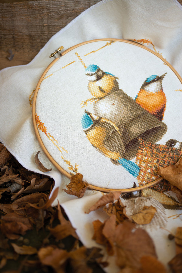 DIY Counted cross stitch kit Feeding time