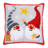 DIY Cross stitch cushion kit Christmas gnomes