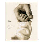 DIY Counted cross stitch kit Baby love 18 x 24 cm / 7.2