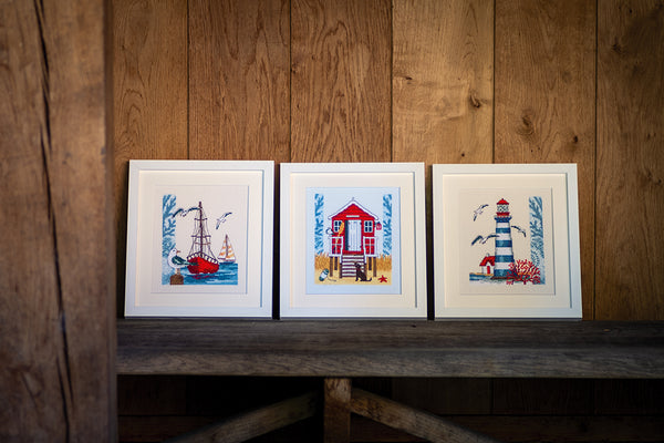 DIY Counted cross stitch kit Lighthouse 18 x 21 cm / 7.2