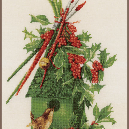 DIY Counted cross stitch kit My winter home