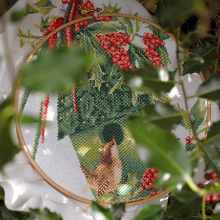 DIY Counted cross stitch kit My winter home