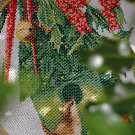 DIY Counted cross stitch kit My winter home