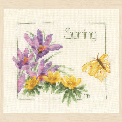 DIY Counted cross stitch kit 4 Seasons set of 4