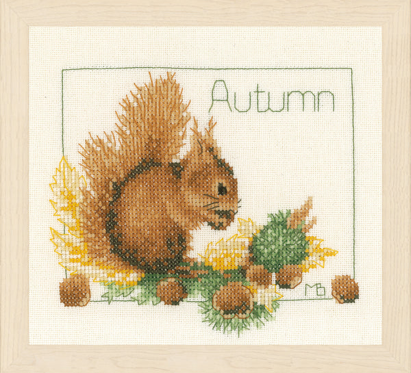 DIY Counted cross stitch kit 4 Seasons set of 4