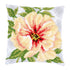 DIY Cross stitch cushion kit Soft orange flower