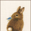 DIY Counted cross stitch kit Bunny