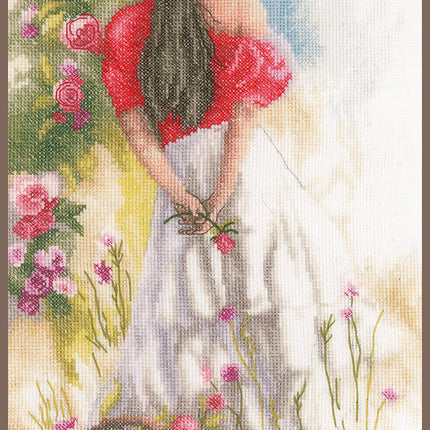 DIY Counted cross stitch kit In the fields