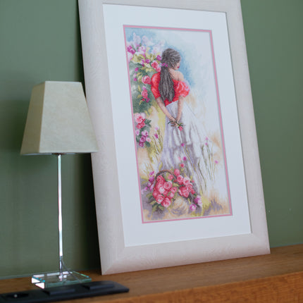 DIY Counted cross stitch kit In the fields