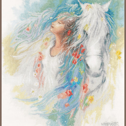 DIY Counted cross stitch kit "Thoughts"