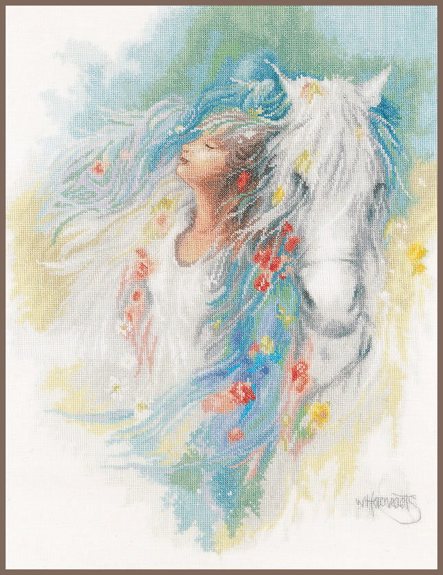 DIY Counted cross stitch kit "Thoughts"