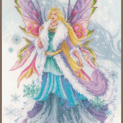 DIY Counted cross stitch kit Fantasy winter elf fairy