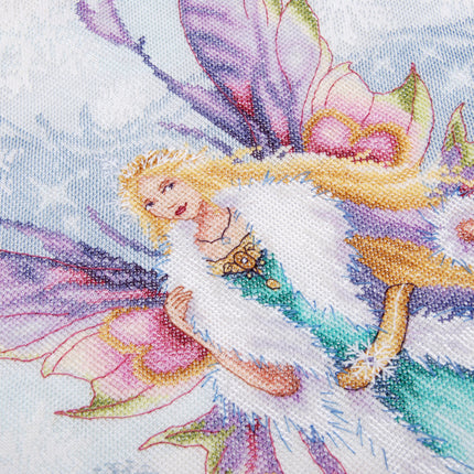 DIY Counted cross stitch kit Fantasy winter elf fairy