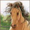 DIY Counted cross stitch kit Mane in the wind