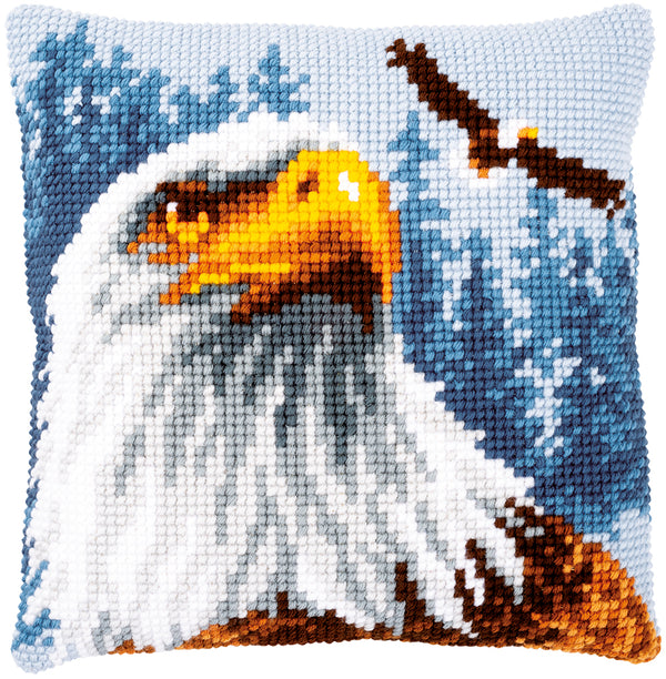 DIY Cross stitch cushion kit Eagle