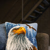 DIY Cross stitch cushion kit Eagle