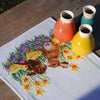 DIY Table Runner kit "Aida table runner kit Rabbits with chicks"