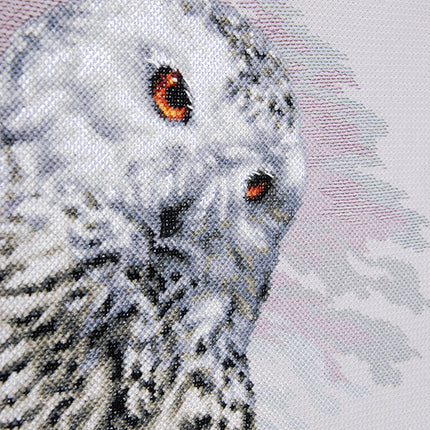 DIY Counted cross stitch kit Snowy Owl