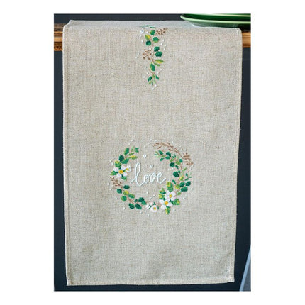 DIY Table Runner kit "Table runner kit Love"