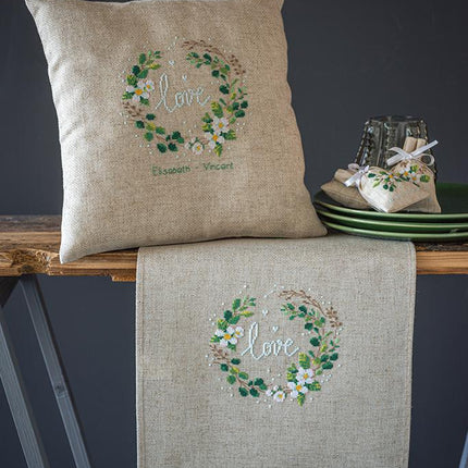 DIY Table Runner kit "Table runner kit Love"