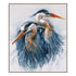 DIY Counted cross stitch kit Great blue herons