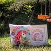 DIY Cross stitch cushion kit Mother and baby unicorn