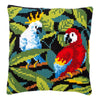 DIY Cross stitch cushion kit Tropical birds