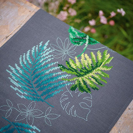 DIY Table Runner kit "Table runner kit Botanical leaves"