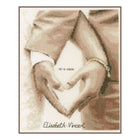 DIY Counted cross stitch kit Heart of the newlyweds 21 x 26 cm / 8.4