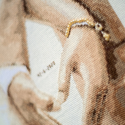 DIY Counted cross stitch kit Heart of the newlyweds 21 x 26 cm / 8.4" x 10.4"