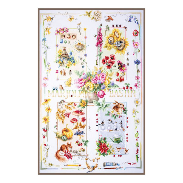 DIY Counted cross stitch kit Four seasons