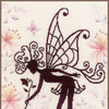 DIY Counted cross stitch kit Flower fairy silhouette