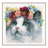 DIY Counted cross stitch kit Flower crown Ragdoll