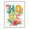 DIY Counted cross stitch kit Hope 20 x 25 cm / 8" x 10"