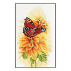 DIY Counted cross stitch kit Fluttering butterfly 22 x 33 cm / 8.8