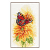 DIY Counted cross stitch kit Fluttering butterfly 22 x 33 cm / 8.8" x 13.2"