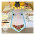 DIY Table Runner kit "Beautiful flowers", Bead Embroidery Kit, Handmade table runner