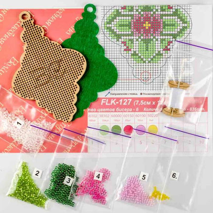 DIY Christmas tree toy kit "Green star"