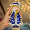 DIY Christmas tree toy kit "Snow Maiden"