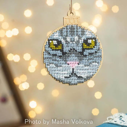 DIY Christmas tree toy kit "Cat"