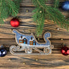 DIY Christmas tree toy kit "Christmas sleigh"