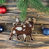 DIY Christmas tree toy kit "Brown bull"
