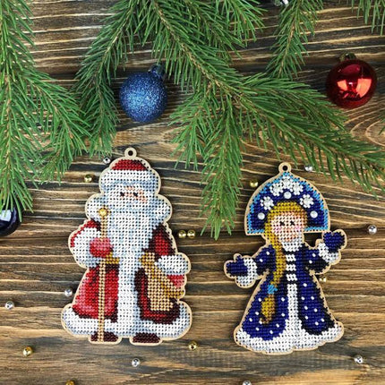DIY Christmas tree toy kit "Snow-maiden"