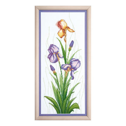 Counted Cross Stitch Kit "Fragrant iris"