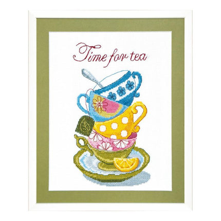 Counted Cross Stitch Kit "Time for tea"