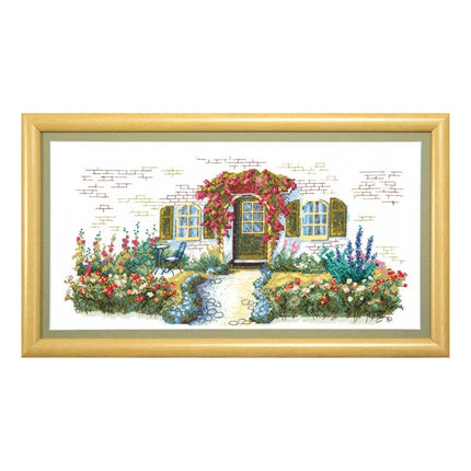 Counted Cross Stitch Kit "Cozy cottage"