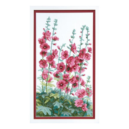 Counted Cross Stitch Kit "Flowers at the house"