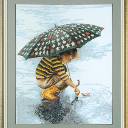 Counted Cross Stitch Kit "First Thunderstorm"